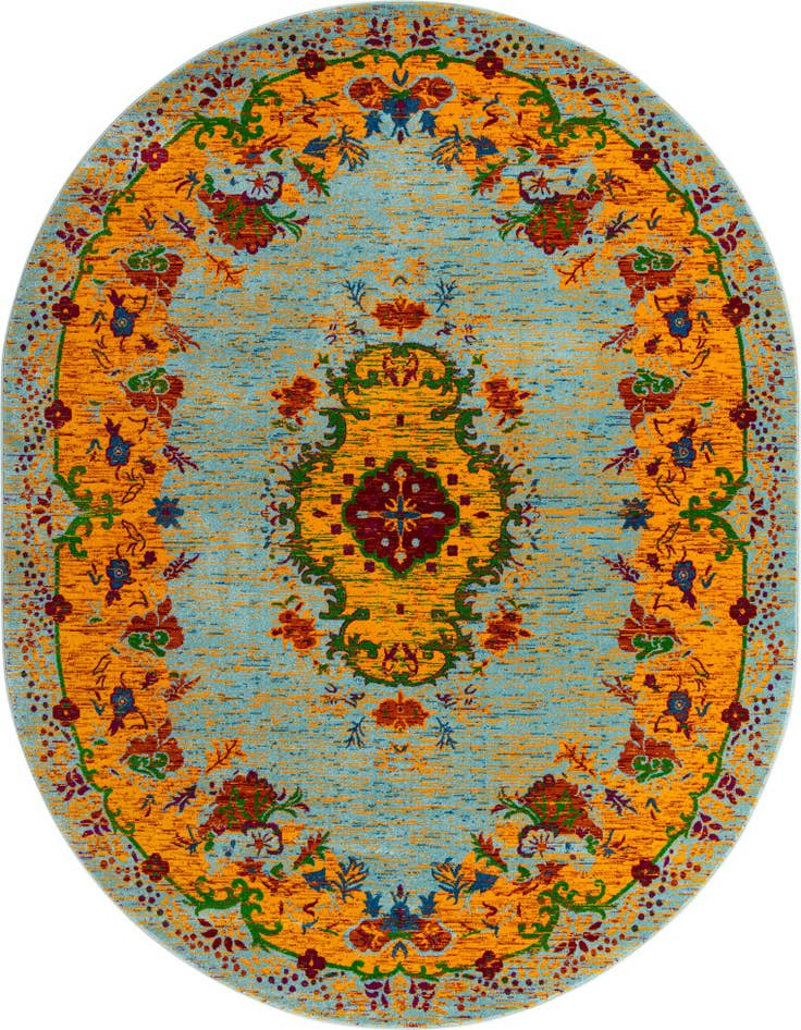 Detail image of 7' 10 x 10' Calypso Oval Rug