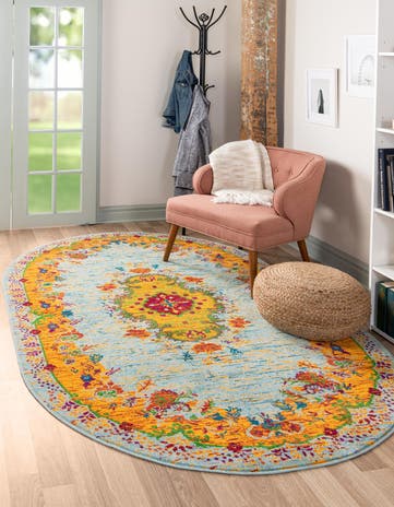 5' 3 x 8' Calypso Oval Rug