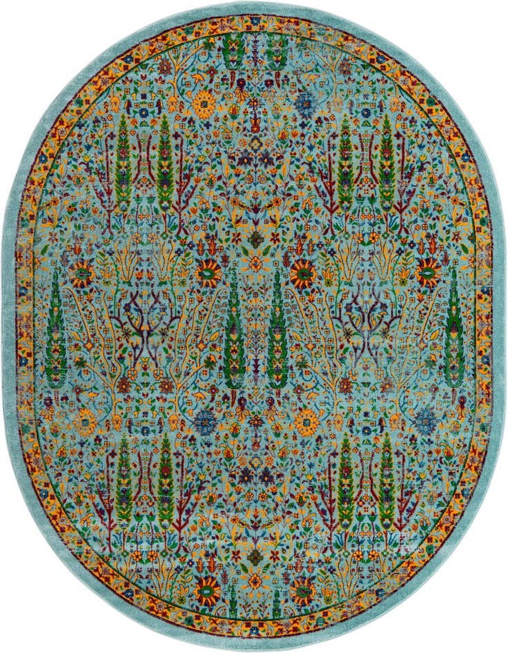 Detail image of 7' 10 x 10' Calypso Oval Rug