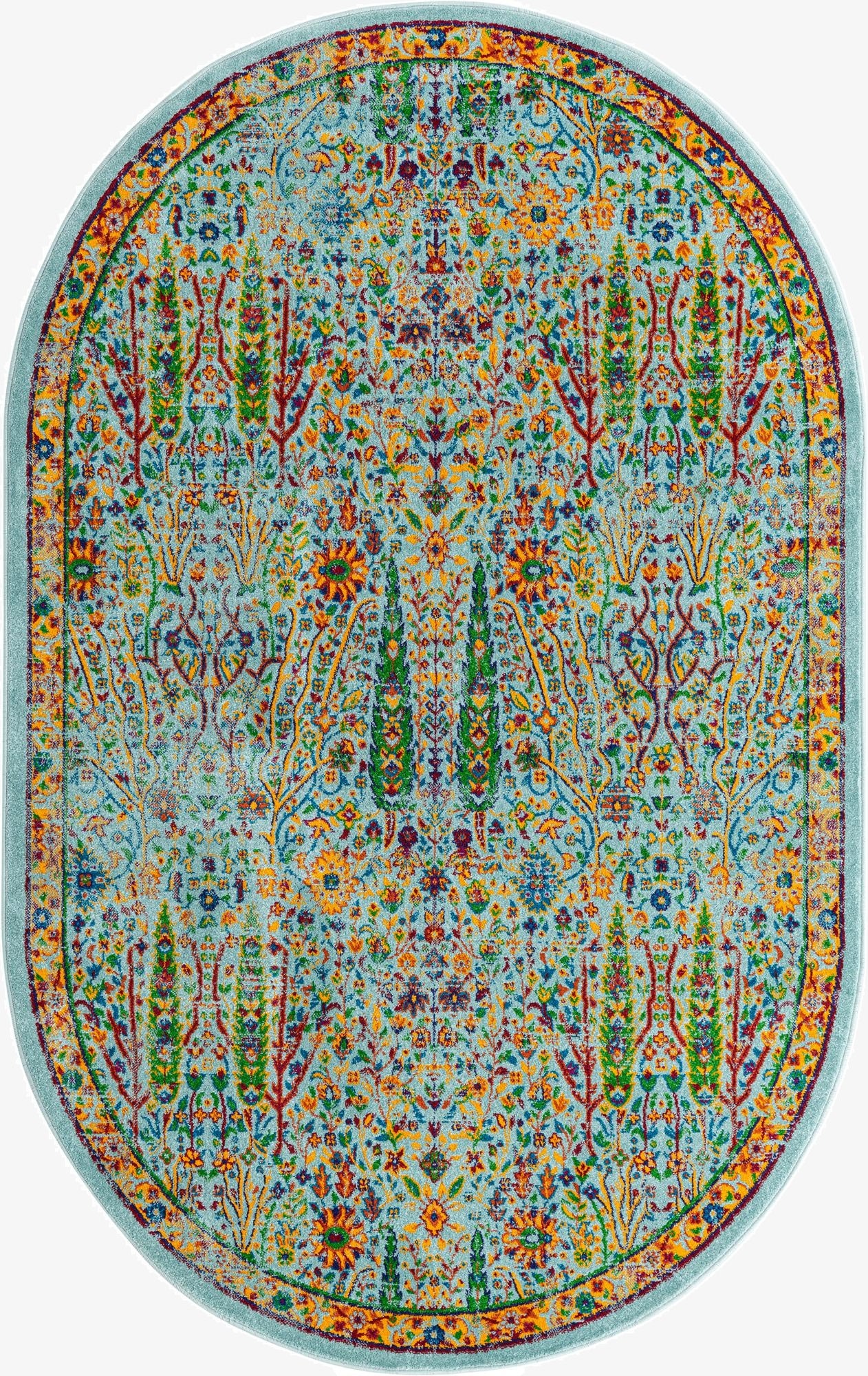 5' 3 x 8' Calypso Oval Rug