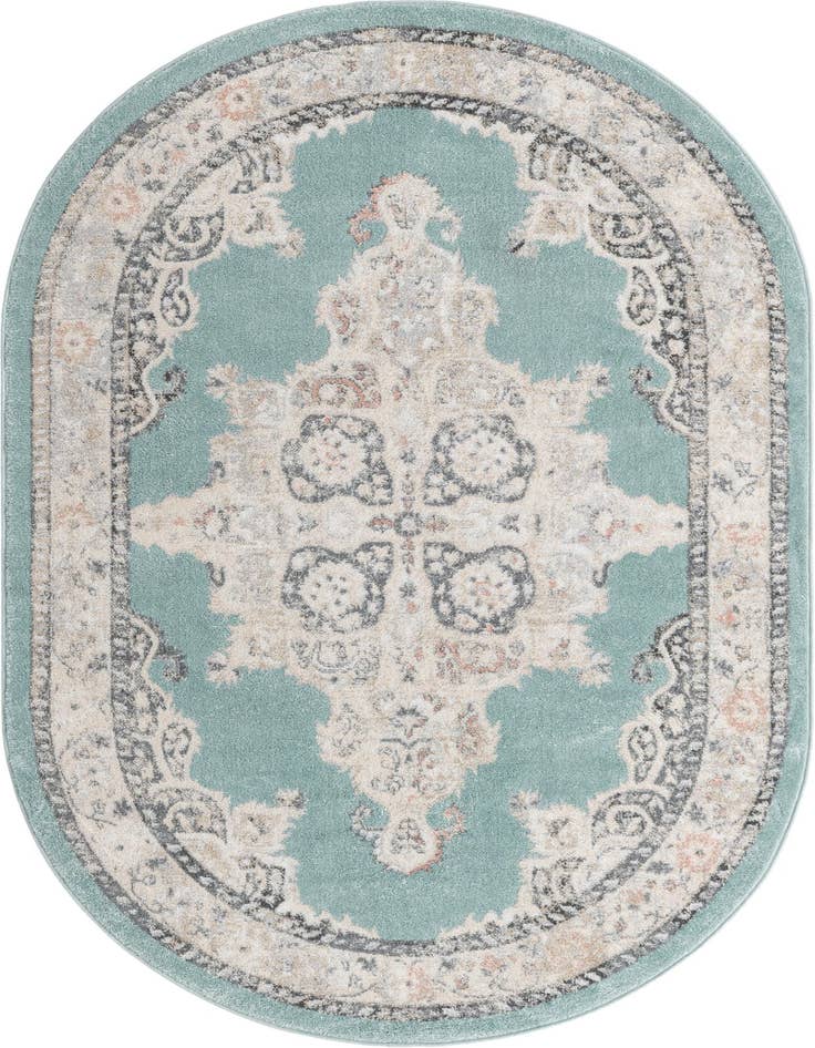 Detail image of 5' x 8' Parker Oval Rug