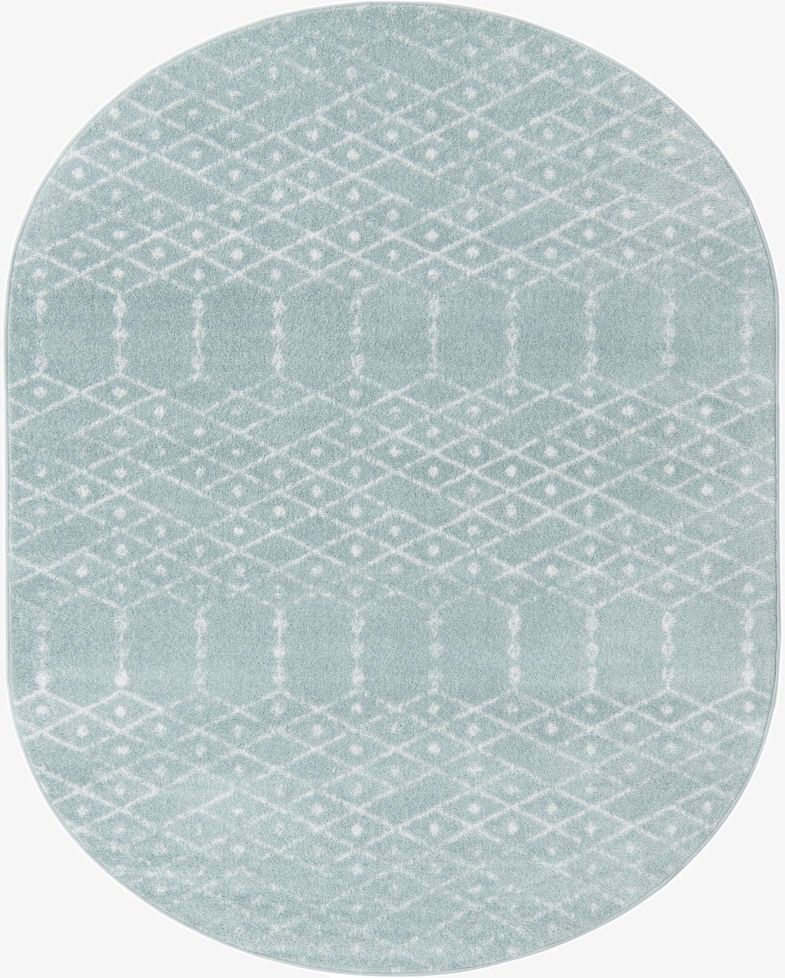 7' 10 x 10' Paxon Trellis Oval Rug