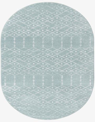 7' 10 x 10' Paxon Trellis Oval Rug
