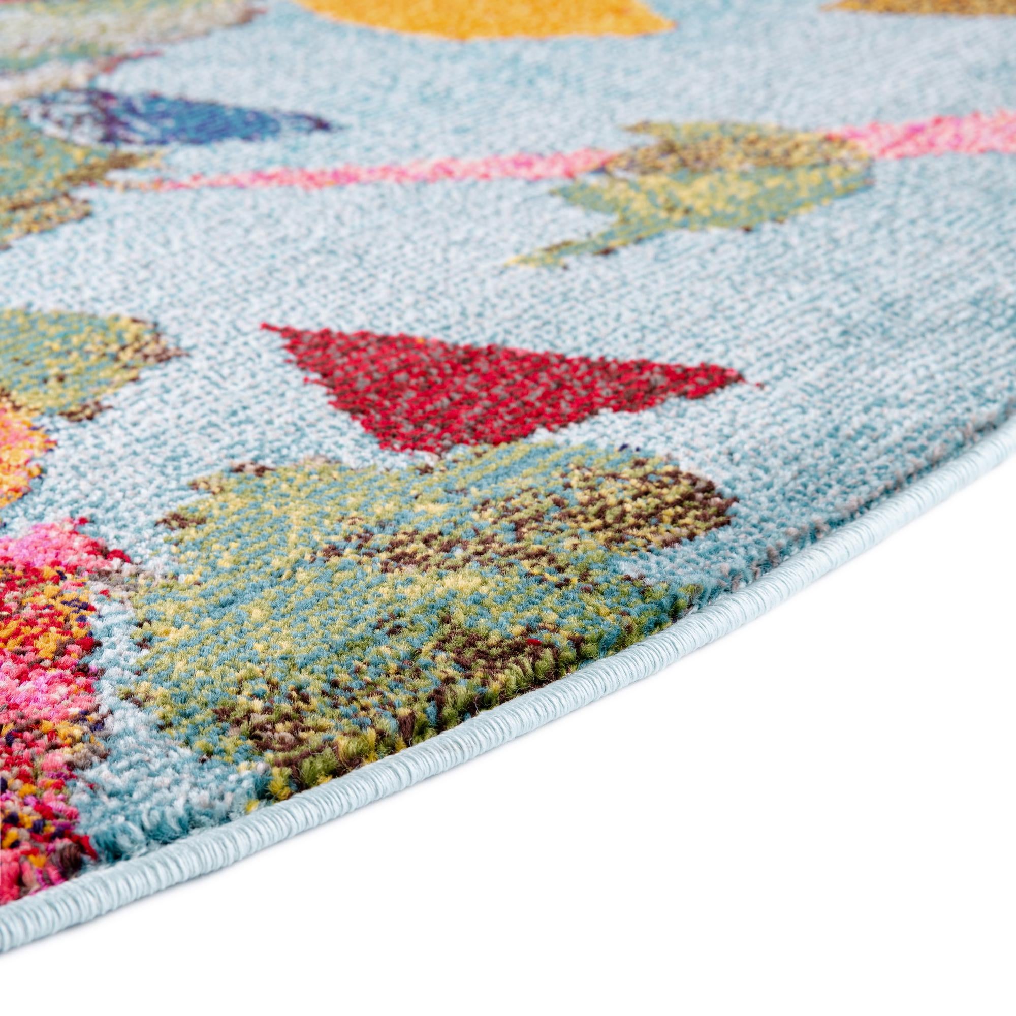 7' 10 x 10' Washable Vivid Oval Rug