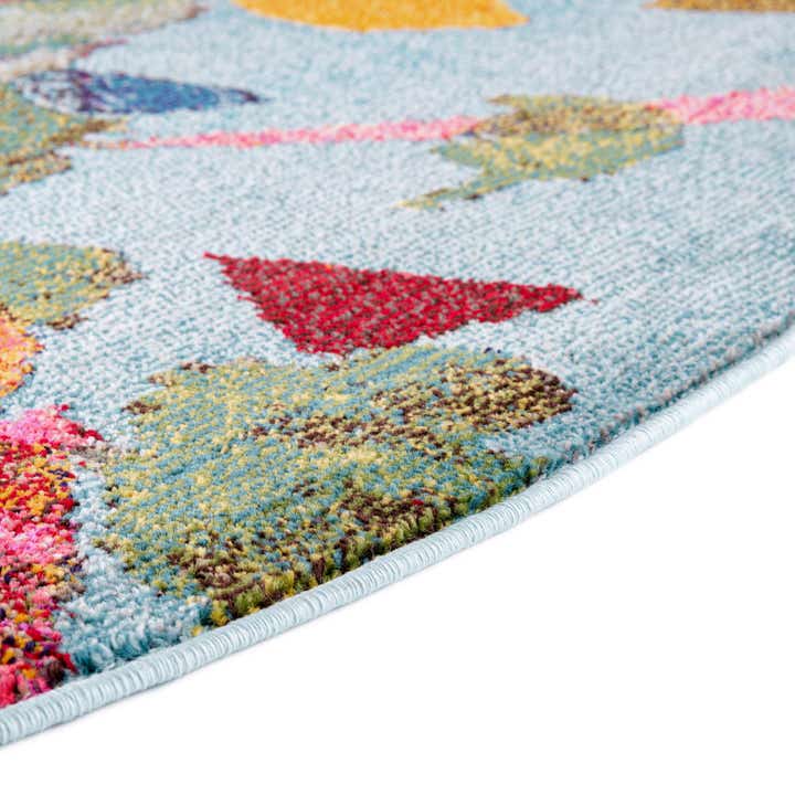 7' 10 x 10' Washable Vivid Oval Rug