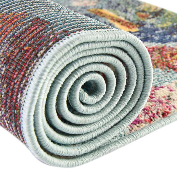 7' 10 x 10' Washable Vivid Oval Rug