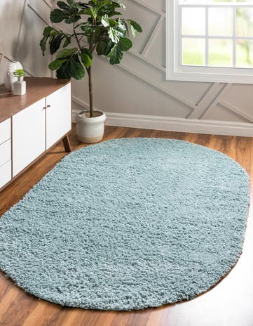 7' 10 x 10' Zermatt Shag Oval Rug