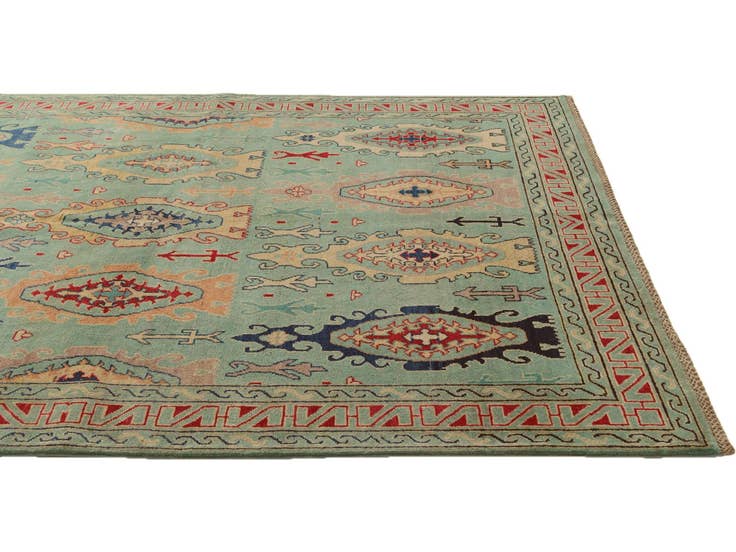 Detail image of 5' 8 x 8' 1 Hand Knotted Kazak Rug