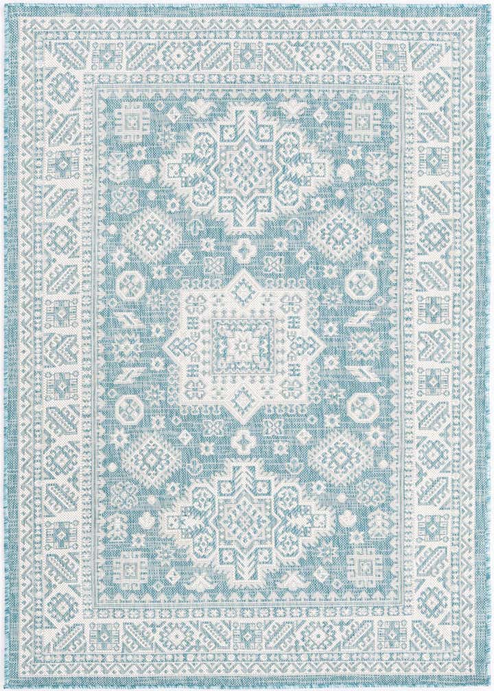 4' x 6' Easy-Clean Aztec Indoor / Outdoor Rug