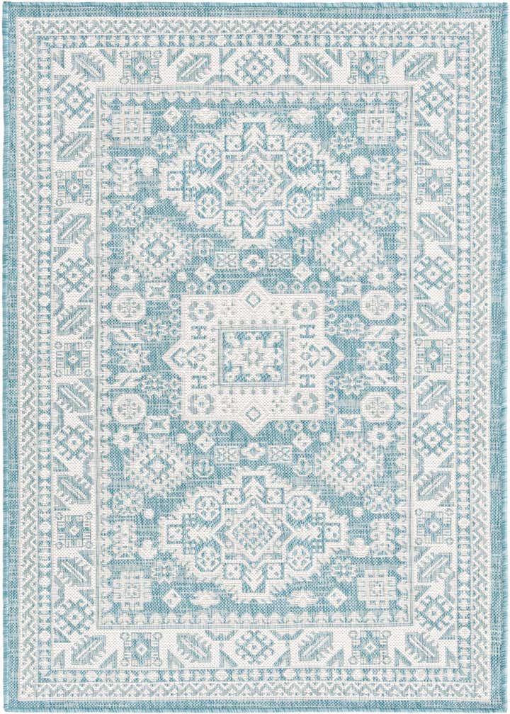 3' x 5' 3 Easy-Clean Aztec Indoor / Outdoor Rug