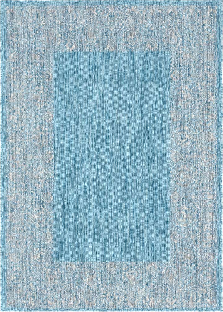 4' x 6' Easy-Clean Border Indoor / Outdoor Rug