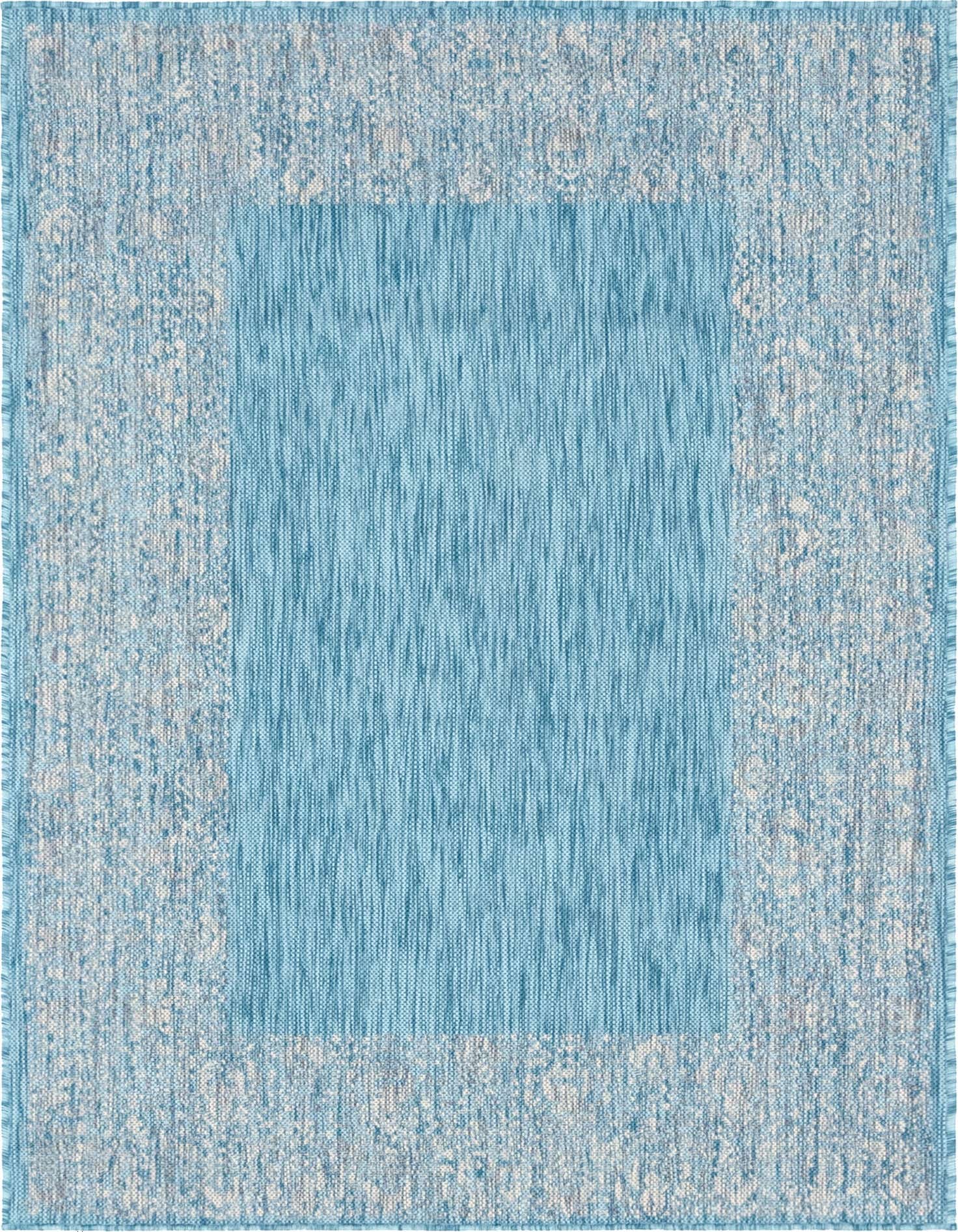 4' x 6' Easy-Clean Border Indoor / Outdoor Rug
