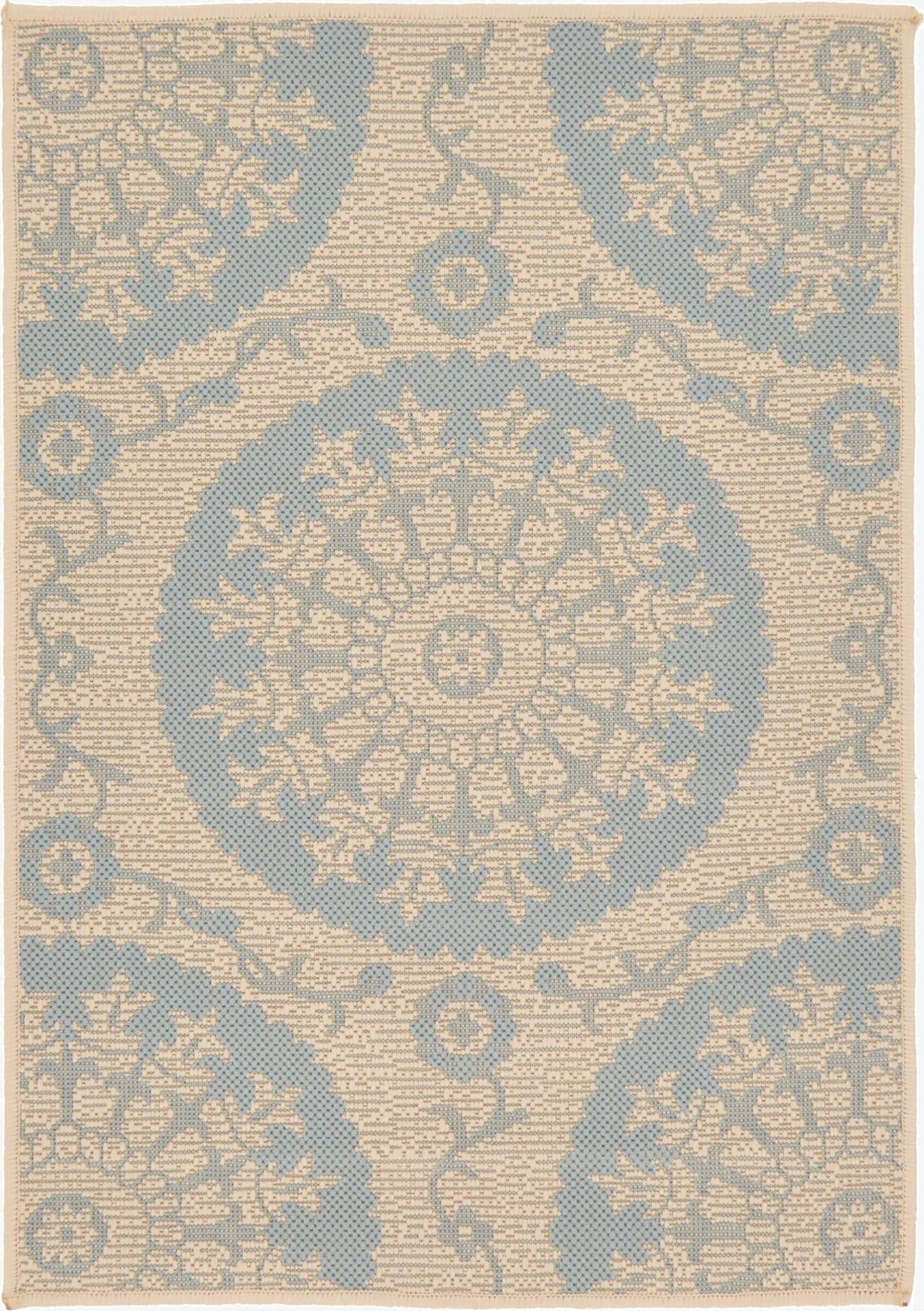 2' 2 x 3'  Washable Botanical Indoor / Outdoor Rug