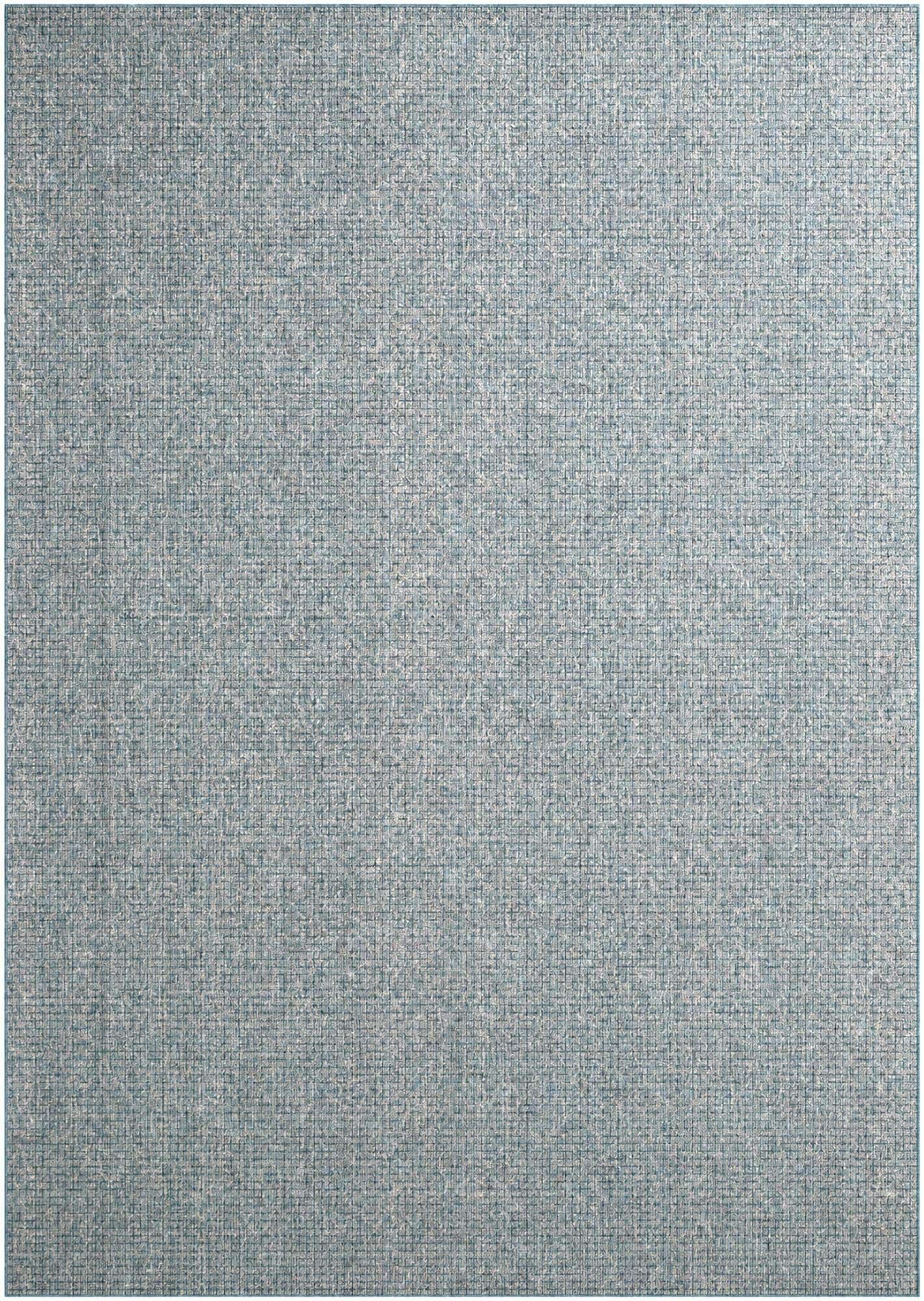 10' x 14' Easy-Clean Checkered Indoor / Outdoor Rug