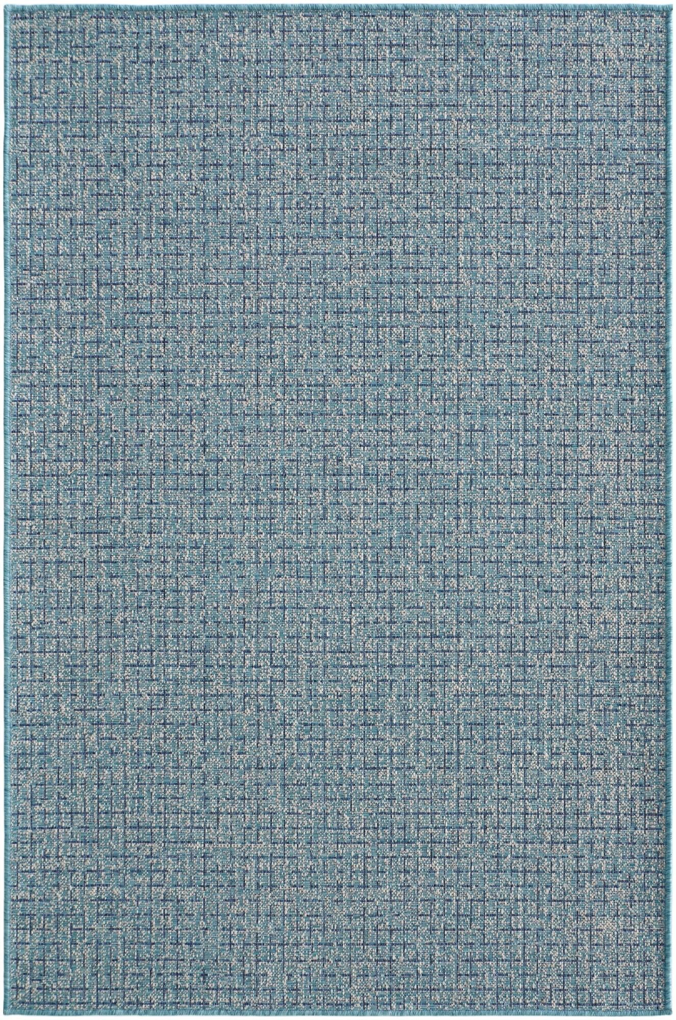 4' x 6' Easy-Clean Checkered Indoor / Outdoor Rug