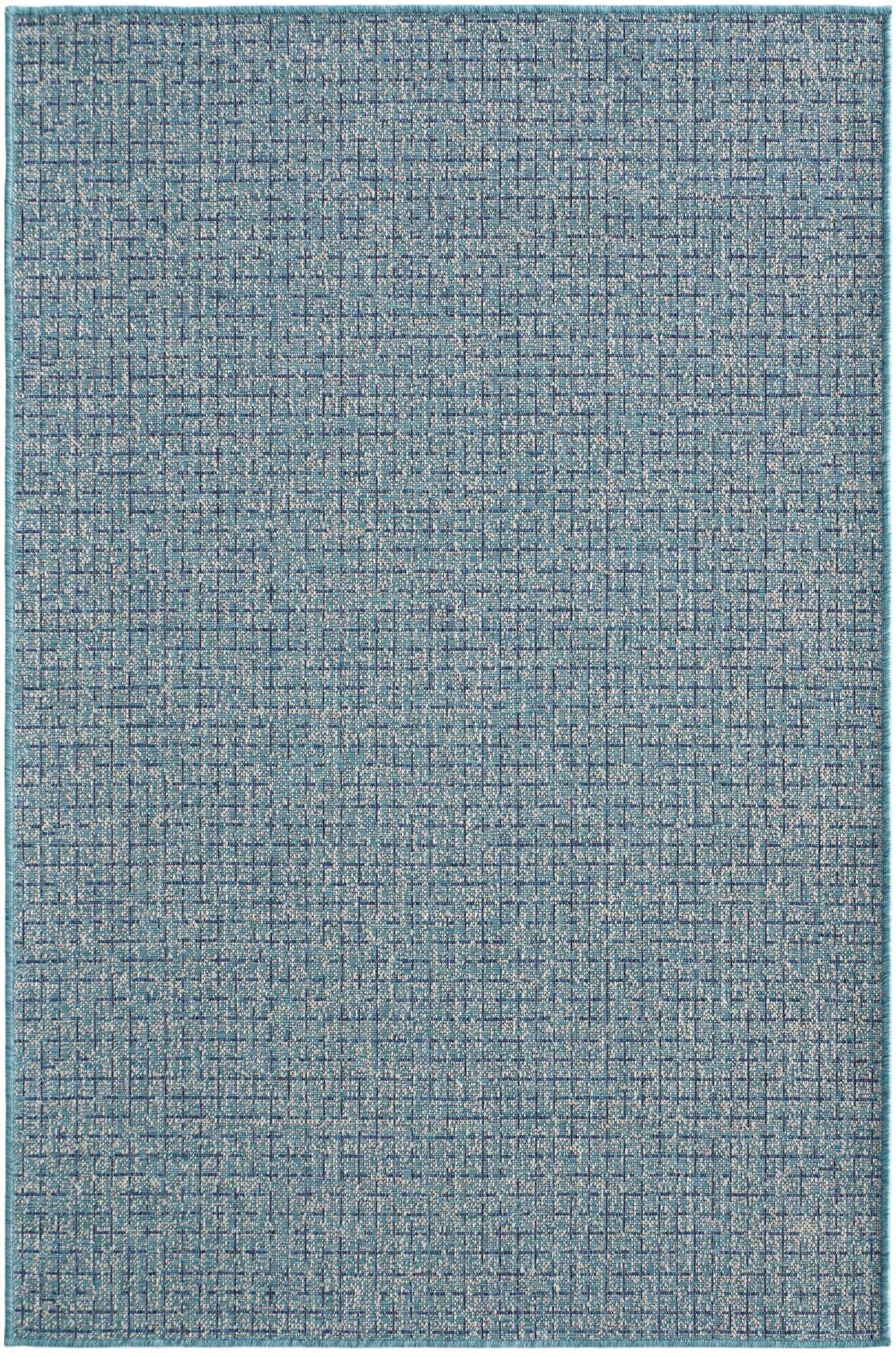 4' x 6' Easy-Clean Checkered Indoor / Outdoor Rug
