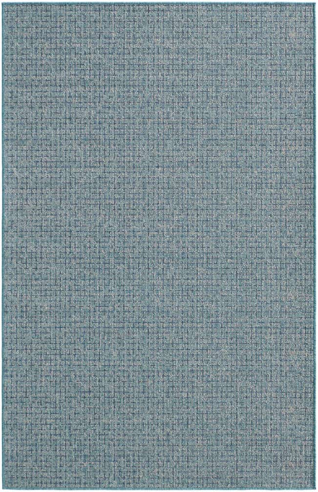 5' 3 x 8' Easy-Clean Checkered Indoor / Outdoor Rug
