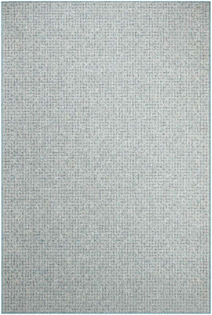 6' x 9' Easy-Clean Checkered Indoor / Outdoor Rug
