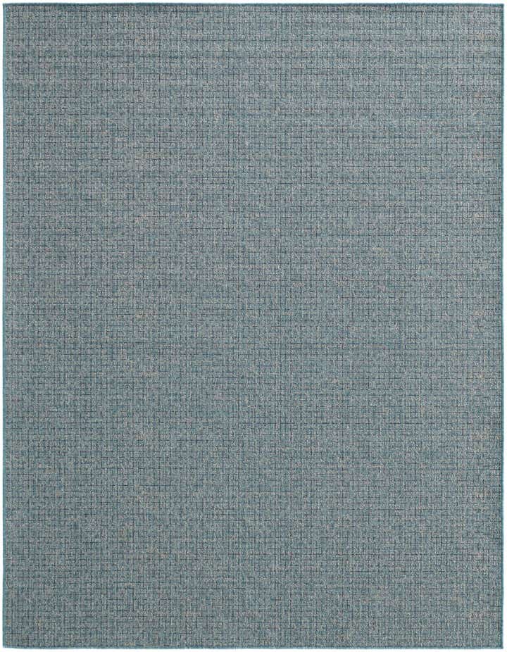 7' 10 x 10' Easy-Clean Checkered Indoor / Outdoor Rug