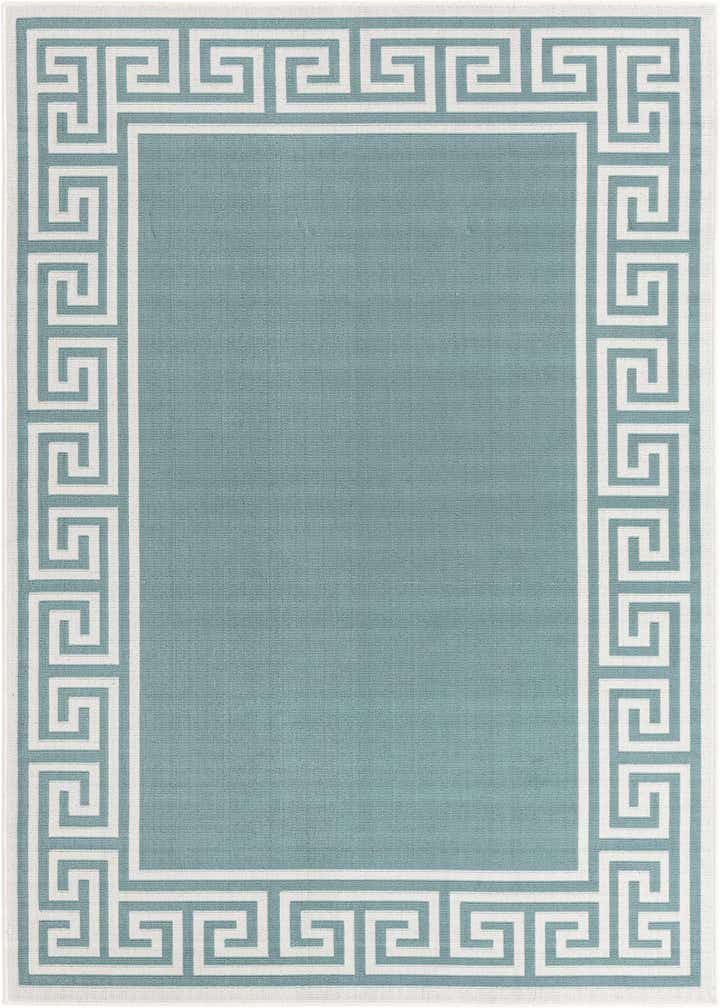 5' 3 x 8' Easy-Clean Coastal Indoor / Outdoor Rug