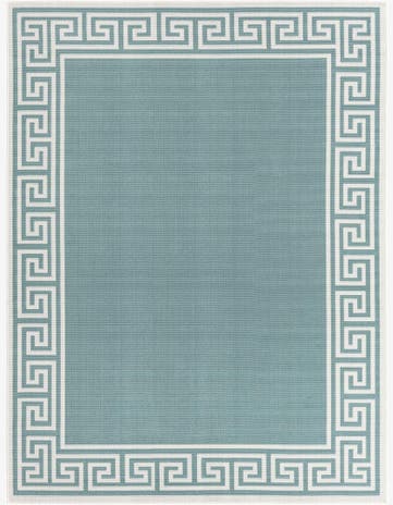 7' 10 x 10' Easy-Clean Coastal Indoor / Outdoor Rug