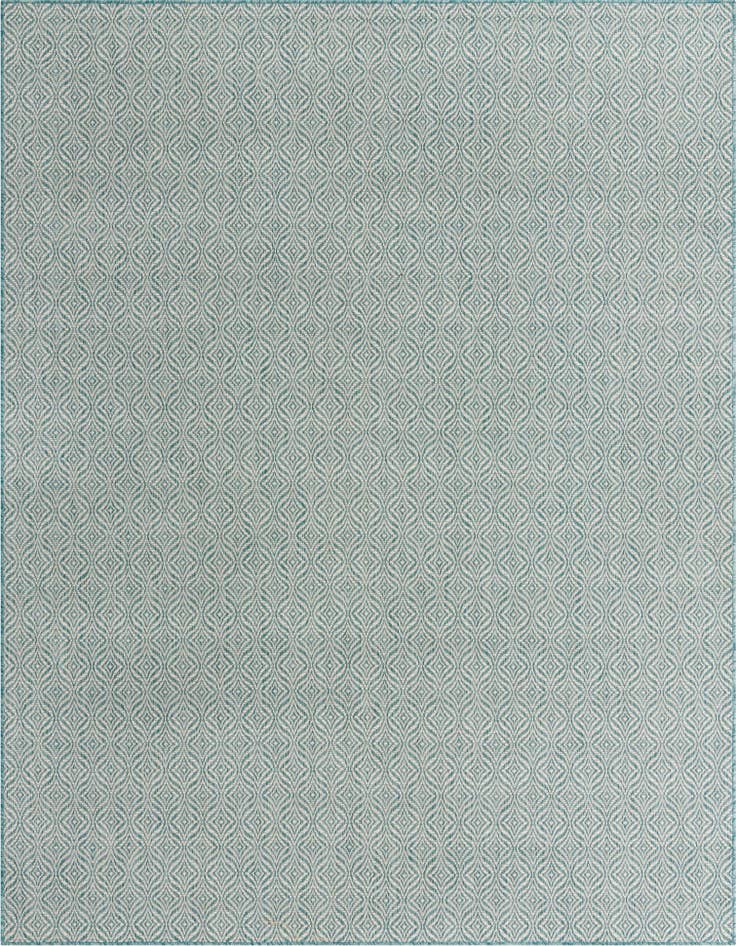 Detail image of 9' x 12' Easy-Clean Lattice Indoor / Outdoor Rug
