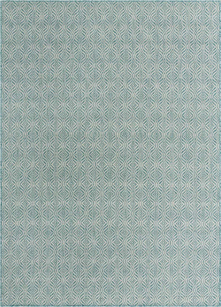 7' x 10' Easy-Clean Lattice Indoor / Outdoor Rug