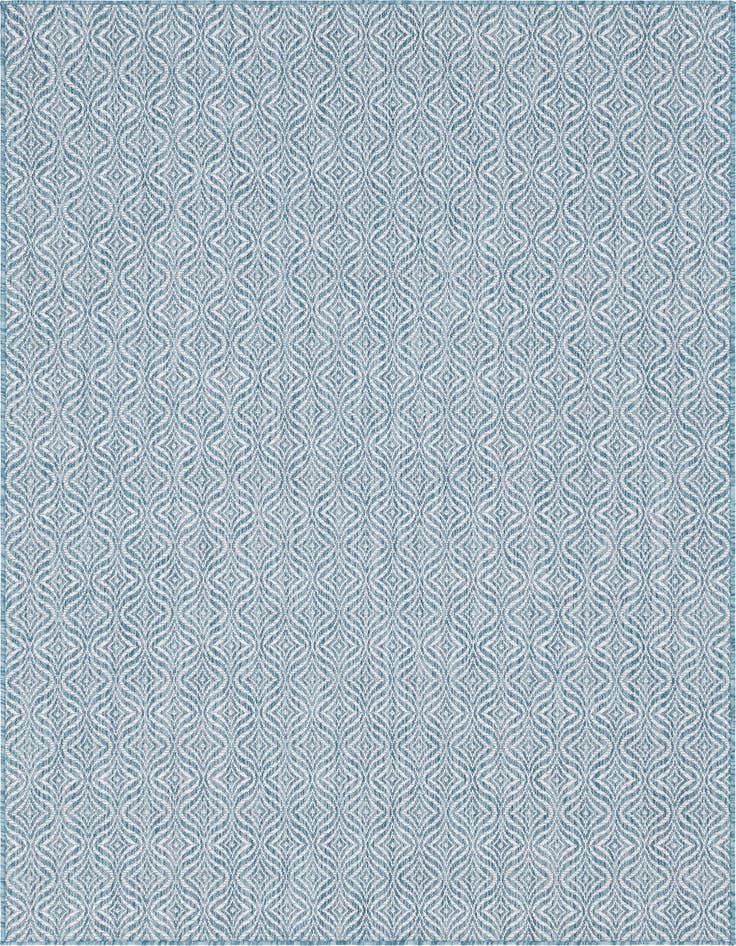 Detail image of 6' x 9' Easy-Clean Lattice Indoor / Outdoor Rug
