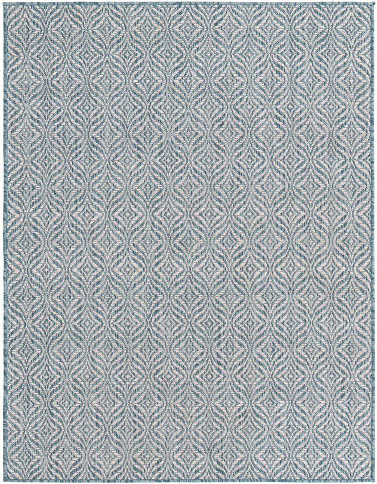 Detail image of 4' x 6' Easy-Clean Lattice Indoor / Outdoor Rug