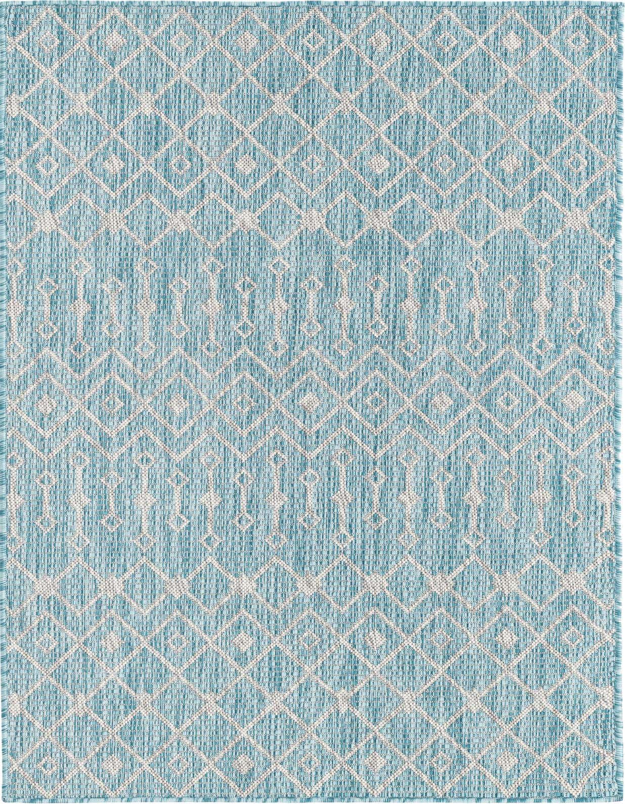 3' x 5' 3 Easy-Clean Lattice Indoor / Outdoor Rug