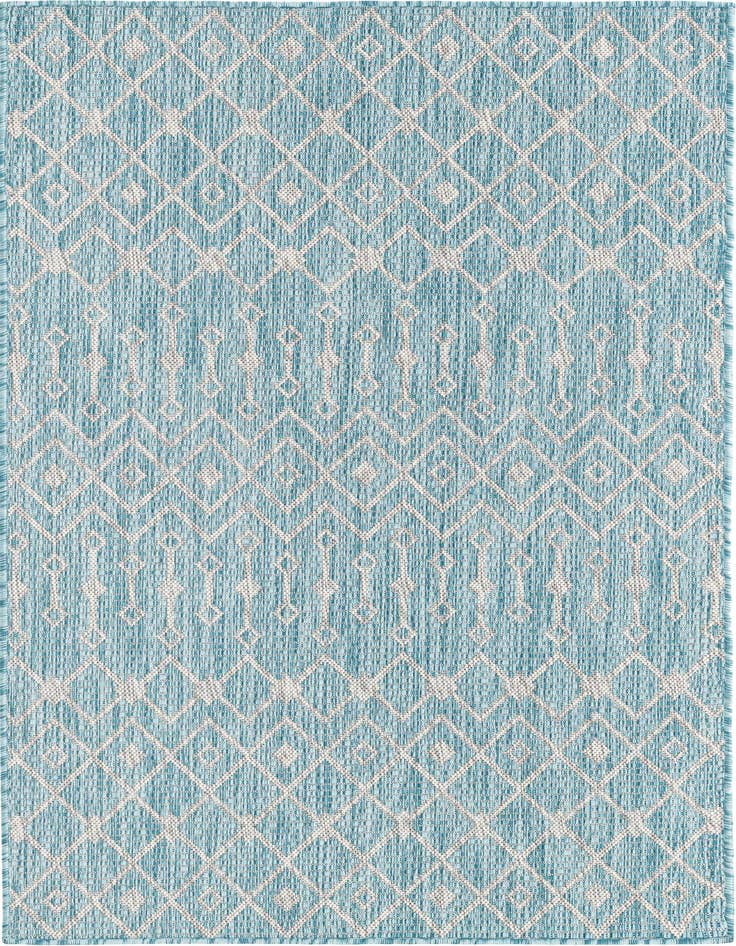 Detail image of 3' x 5' 3 Easy-Clean Lattice Indoor / Outdoor Rug
