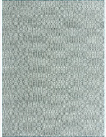 Aqua Easy-Clean Lattice Indoor / Outdoor Rug