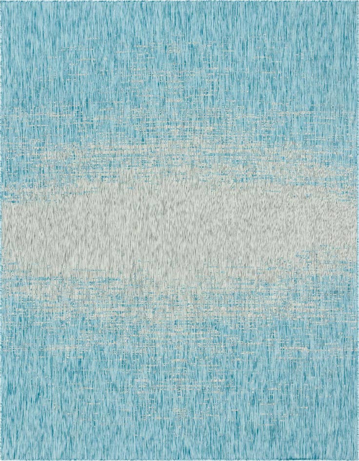 Detail image of 9' x 12' Easy-Clean Modern Indoor / Outdoor Rug