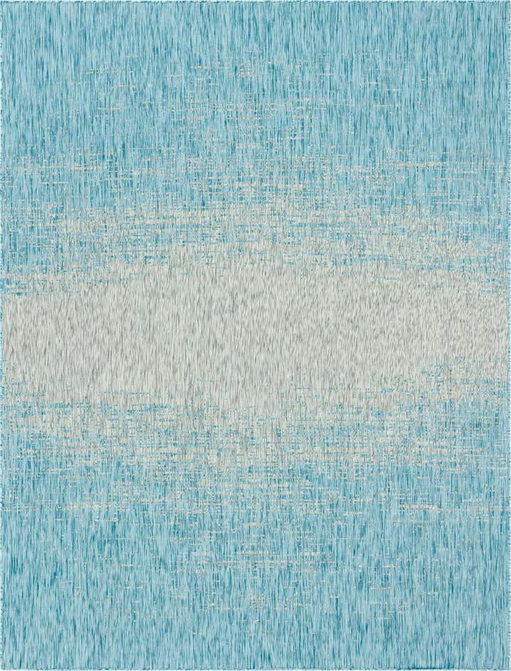 9' x 12' Easy-Clean Modern Indoor / Outdoor Rug