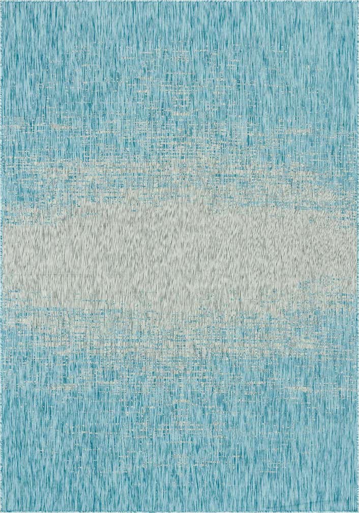 7' 10 x 11' Easy-Clean Modern Indoor / Outdoor Rug