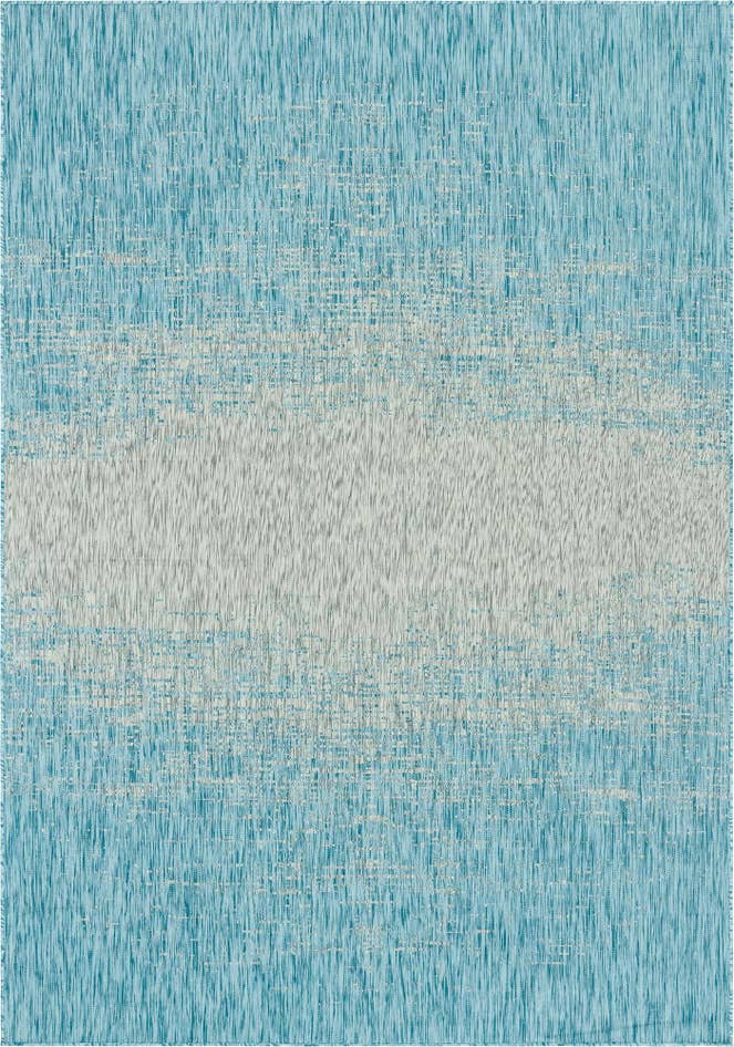 Detail image of 7' 10 x 11' Easy-Clean Modern Indoor / Outdoor Rug
