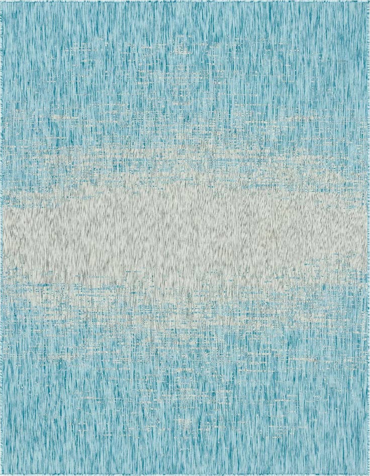 Detail image of 7' x 10' Easy-Clean Modern Indoor / Outdoor Rug