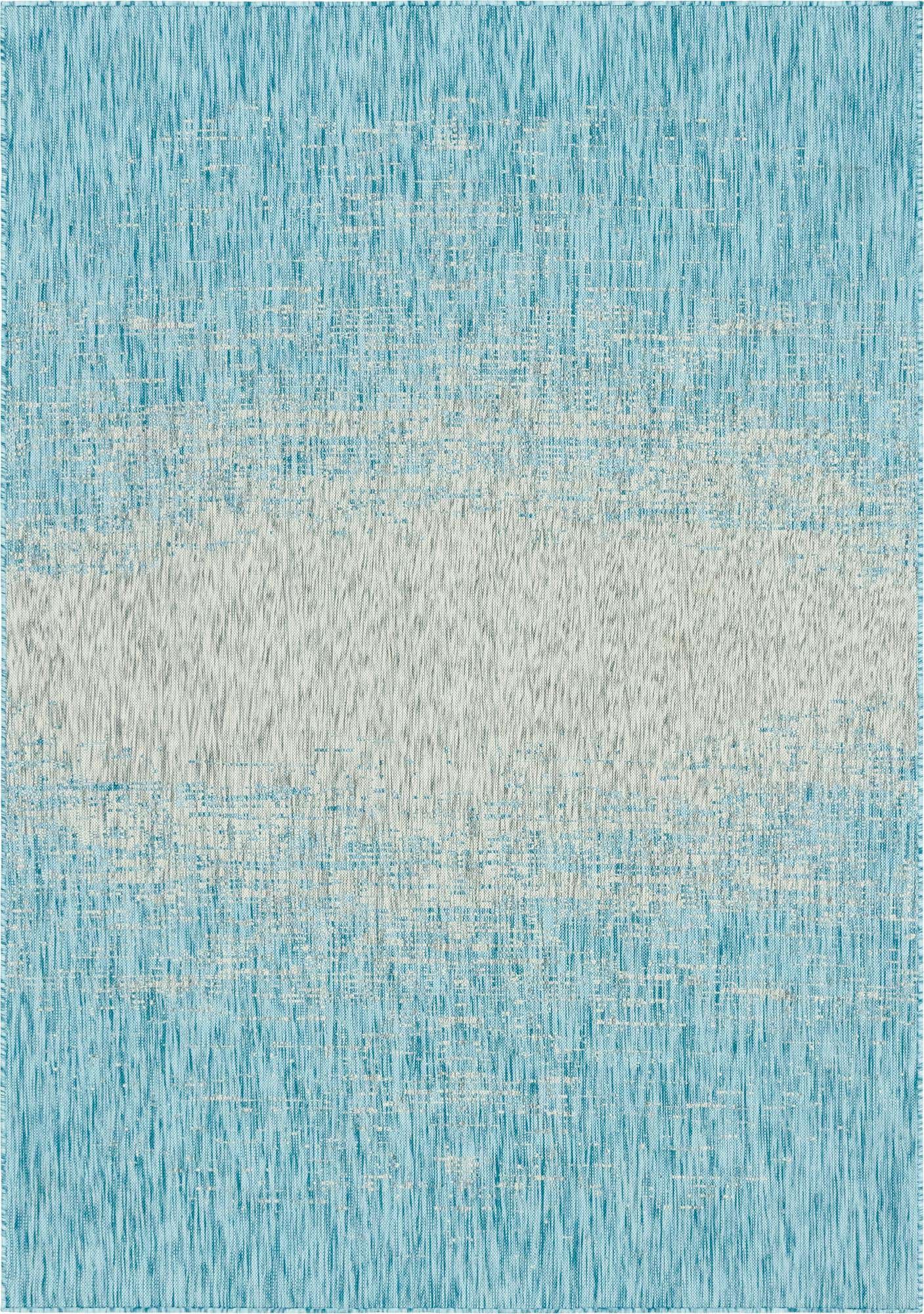 7' x 10' Easy-Clean Modern Indoor / Outdoor Rug