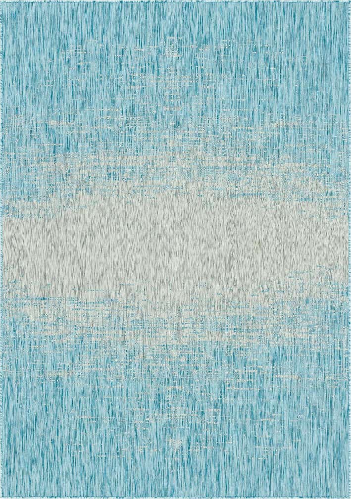 7' x 10' Easy-Clean Modern Indoor / Outdoor Rug