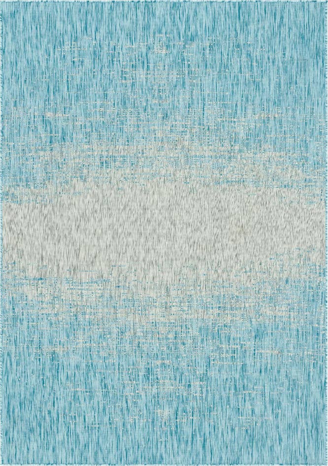 Detail image of 7' x 10' Easy-Clean Modern Indoor / Outdoor Rug