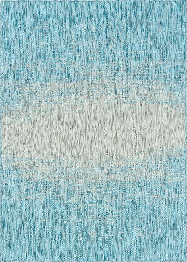 6' x 9' Easy-Clean Modern Indoor / Outdoor Rug