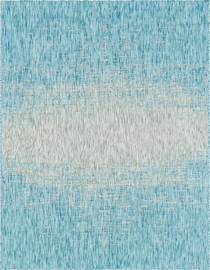 Detail image of 6' x 9' Easy-Clean Modern Indoor / Outdoor Rug