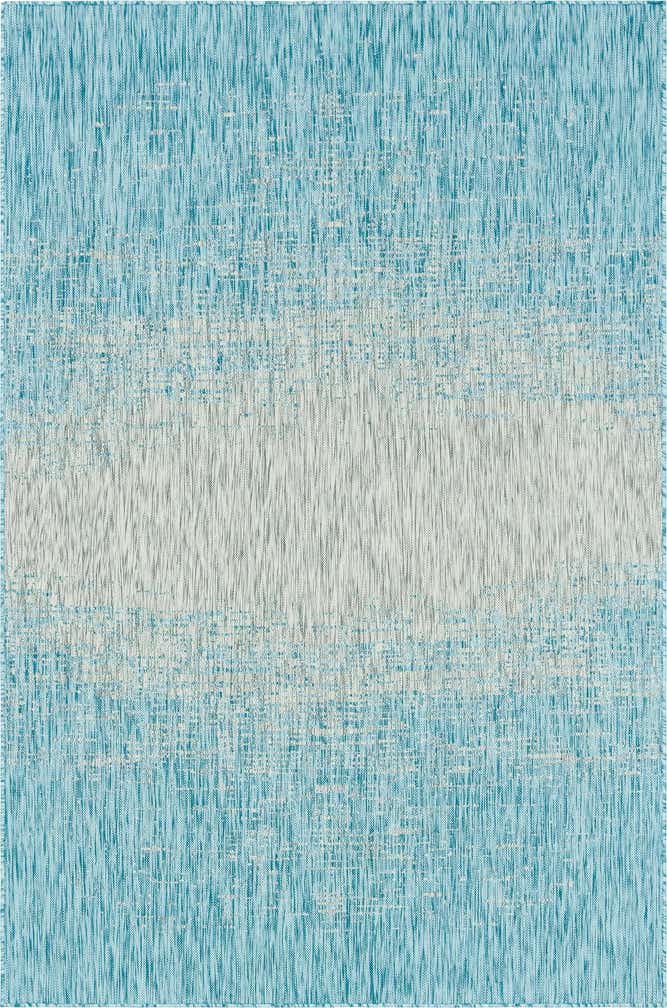 6' x 9' Easy-Clean Modern Indoor / Outdoor Rug