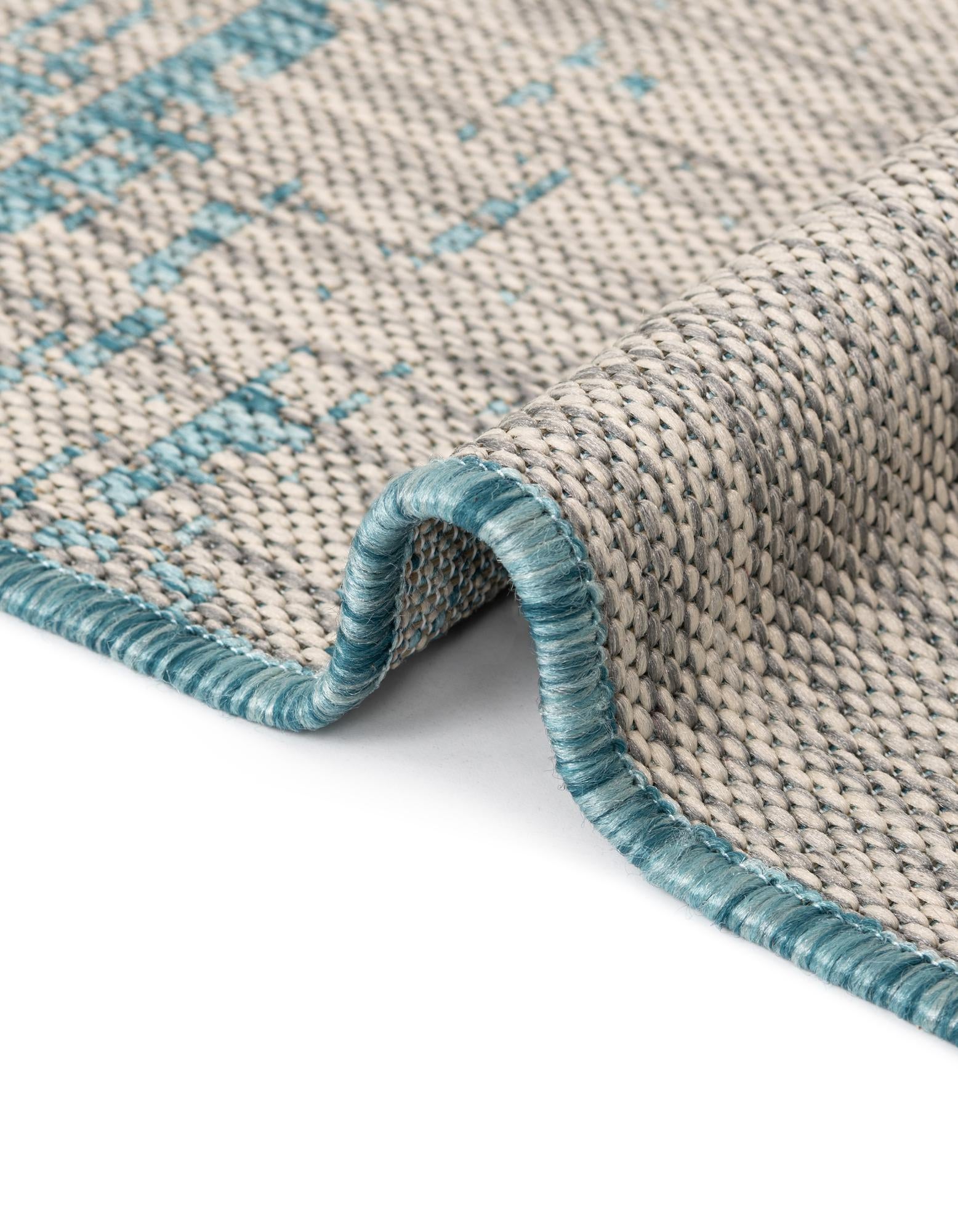 5' 3 x 8' Easy-Clean Modern Indoor / Outdoor Rug