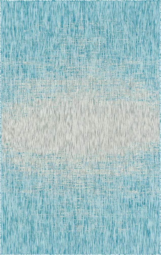 5' 3 x 8' Easy-Clean Modern Indoor / Outdoor Rug