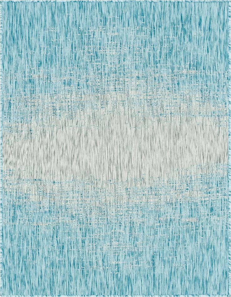 Detail image of 4' x 6' Easy-Clean Modern Indoor / Outdoor Rug
