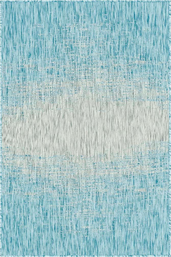 4' x 6' Easy-Clean Modern Indoor / Outdoor Rug