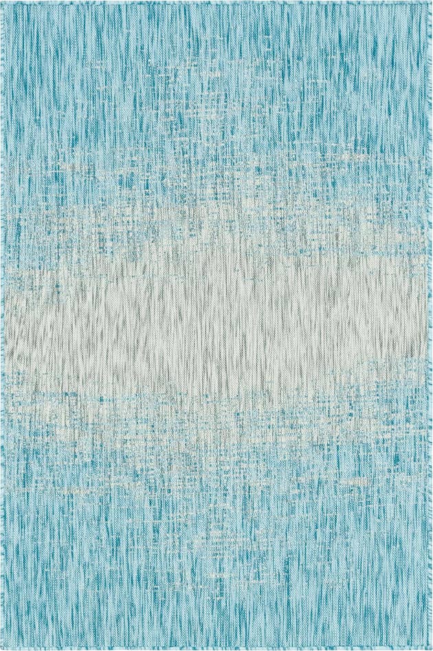 Detail image of 4' x 6' Easy-Clean Modern Indoor / Outdoor Rug