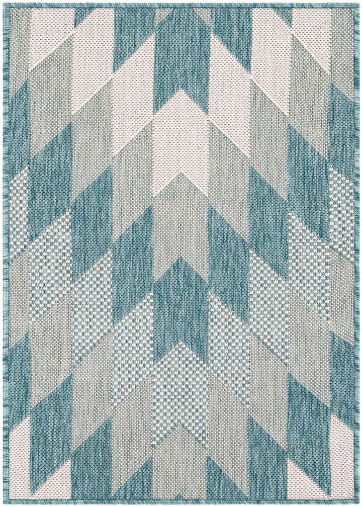 2' x 3' Easy-Clean Modern Indoor / Outdoor Rug