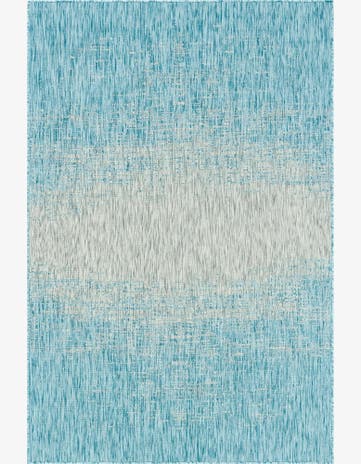 6' x 9' Easy-Clean Modern Indoor / Outdoor Rug
